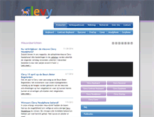 Tablet Screenshot of clevy.nl